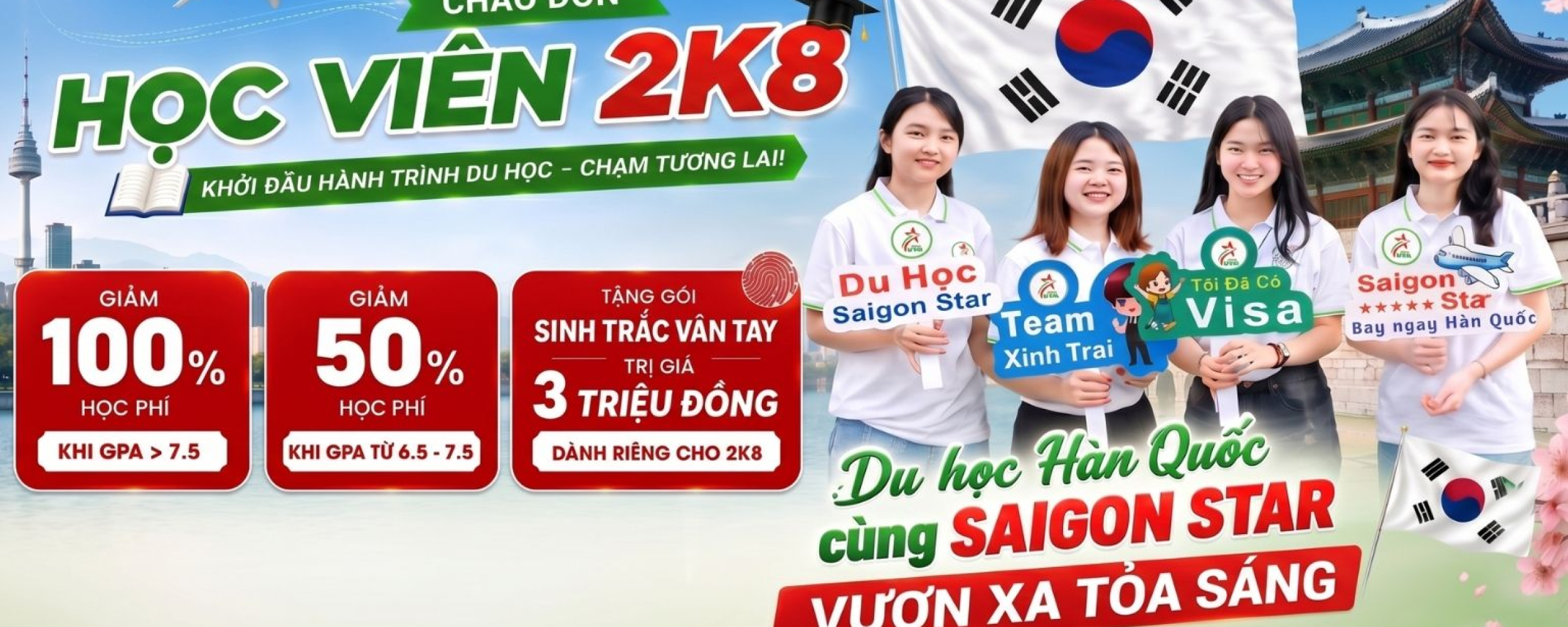 CHÀO ĐÓN HỌC VIÊN 2K8 NHẬP HỌC