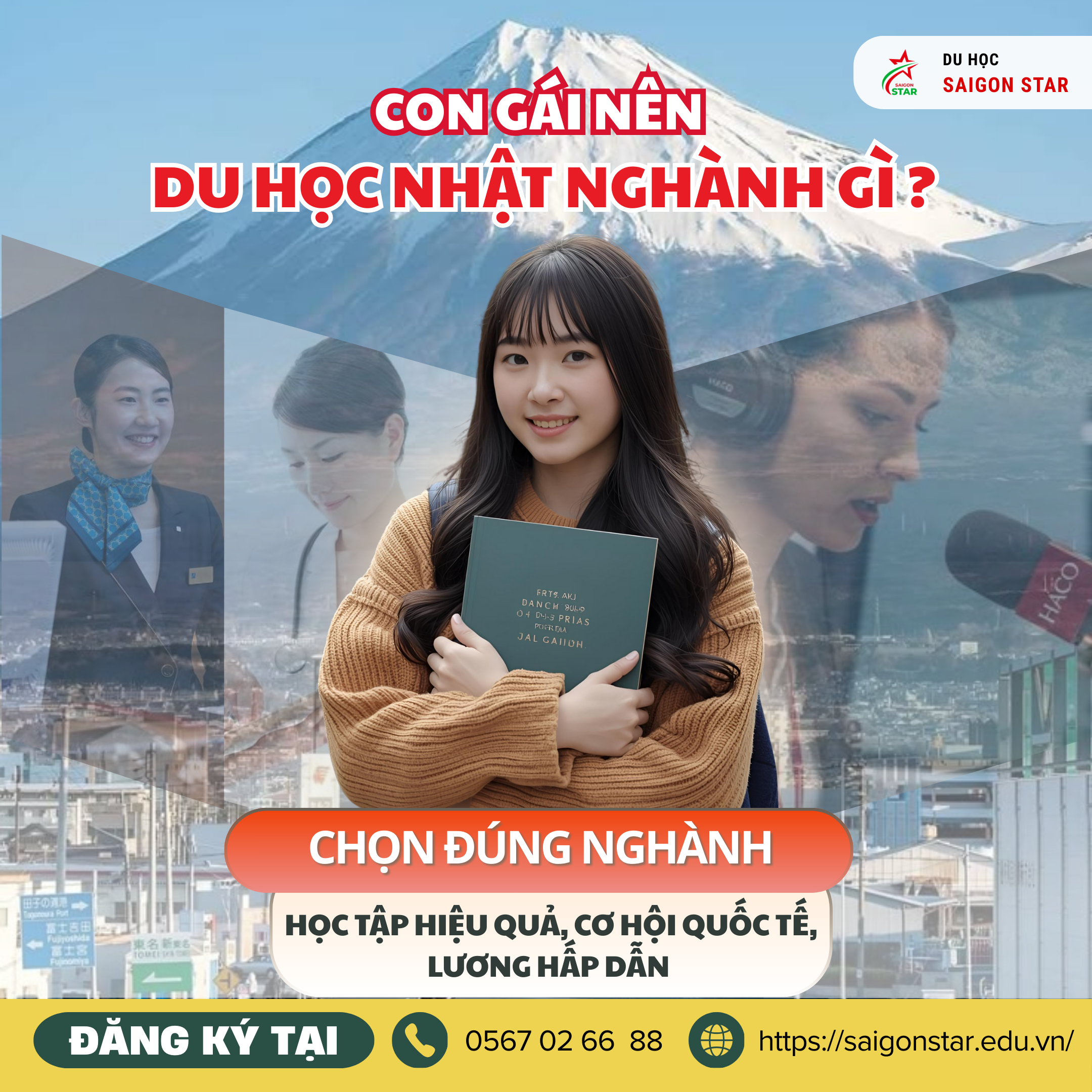 con gái nên học nghành gì phù hợp nhất