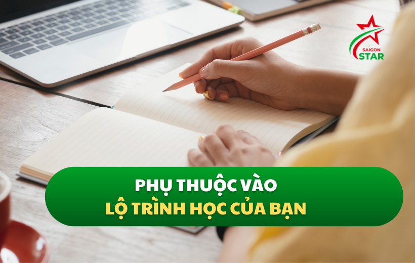 Phụ thuộc vào chương trình đào tạo khi các bạn học