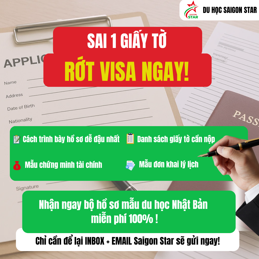 Sai giấy tờ làm visa du học Nhật Bản